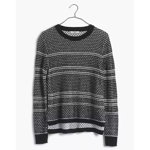 Madewell FinePrint Pullover Sweater - Picture 3 of 8
